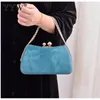 Evening Bags Leather Clutch Women Wedding Dinner Purse Metal Handel Vintage Luxury Handbags Shoulder Bag 230925