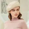 Berets Wool Contained Women Berets Winter Hats Vintage French Plaid Top Military Cap Painter Hat Beret Women Hat Beret Hat 230926