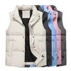 Men's Vests Heated Vest 8XL Solid Fashion Autumn Women's Jacket Large Size High Quality Sleeveless Warm Coats Fishing Cold 230925