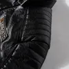 Herrpälsläder vinter varma fleece män jackor jacka mens bombplan motorcykel rockar lapptäcke casual mode outwear förtjockas