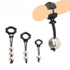 Masturbateurs Mâle Pénis Anneau Fantôme Exerciseur Bdsm Penlie Dispositif Poids Portant Extender Agrandissement Civière Boule Sex Toys pour Hommes jgiu 230925