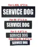 Dog Tag Reflective Patches With Hook Backing -SERVICE SERVICE IN TRAINING EMOTIONAL SUPPORT DO NOT PET