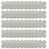 Porte-clés 50 pcs clair acrylique blancs porte-clés collier pendentif étiquettes transparentes pour les projets de bricolage accessoires en vinyle fournitures de fête 266v