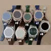Высококачественные кварцевые часы диаметром 42 мм для мужчин и женщин. Мужские часы с кожаным или резиновым ремешком.