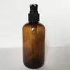 20 PZ LOTTO 250 ML PET Pompa per Lozione Bottiglia di Plastica Ambra Contenitore Cosmetico Vuoto Shampoo Sub-imbottigliamento Bottiglia di Olio Essenziale282T