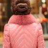 Women's Leather Jacket High Quality Genuine Sheepskin Jackets Women 90%white Duck Down Coat Female Fur Collar Cl2023