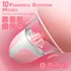 Jouets pour adultes AAV Massage du sein Vibrateur Sucker Fort Stimulateur de succion manuel avec 10 modes de rotation de vibration Sexe pour femmes 230925