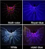 Autres fournitures de fête d'événement Danse du ventre LED Ailes de papillon Fête Festival Performance Fluorescen Isis Ailes Danse du ventre Costumes de carnaval Spectacles pour adultes 230926