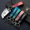 Schlüsselanhänger Hochwertiges Kohlefasermuster Auto-Schlüsselanhänger Logo Benutzerdefinierter Schlüsselanhänger für Peugeot 308 407 508 2008 3008 ZubehörKeychains210j