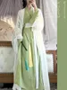 Roupas étnicas Mulheres Hanfu Moda Vintage Yukata com Cinto Novidade Vestido de Noite Vestido Ásia Cosplay Traje Desempenho Robe