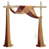 Altri articoli per feste per eventi 10 metri Arco per matrimoni Drappo in tessuto Chiffon trasparente Tenda in tulle Drappeggio sullo sfondo Forniture per feste Decorazioni per la casa Tendaggi per cerimonie 230925