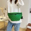 Sacs de soirée Grand sac de taille pour femme poitrine en cuir PU imperméable Fanny Pack Messenger épaule banane multifonction dame 230925