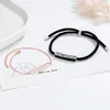 Bedelarmbanden Sterling Zilver Kleur Alleen Jij Touw Voor Liefhebbers Paar Handketting Link Originele Mode-sieraden Met Stempel