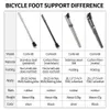 Bike Stems Ultralight Carbon Fiber Stainless steel MTB Road Bicycle Kickstand Parking Rack Mountain Support Side Kick Stand Foot Brace 230925