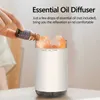 Fuktare Portable Crystal Aromatherapy Firidifier USB Arom Essential Oil Diffuser Air Firidificador With Atmosphere Lamp Home YQ230927