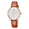 Zegarki damskie Fantor Marka Moda Chronograf Kobiety Eleganckie luksusowe skórzane kobiety zegarek Relogio feminino Woman kwarcowa ręka 230925