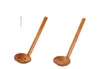 Spoons Japanese Style Wooden Spoon Long Handle Colander Utensils Ramen Soup Tableware Kitchen Utensil Tools6561697 Drop Delivery Hom Otbpi