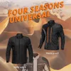 Herenjassen LYSCHY Motorjas Broekpak Koudbestendig Waterdicht Winter Heren Motorrijden Moto-jas Beschermende uitrusting Armor Kleding 230925