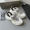 Balanciagalies Runners 3 Tracks Tracks Designer 30 Mens Women Balencigaas Leged Sneaker Runner Leather Triple S Sneakers Black White Casual Shoes 9 Enq7