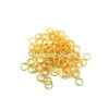 Jump Rings Split 500st Copper 4mm/5mm Open Gold/Black/Sier/Bronze Plated Color Connectors For Jewely Dyi Making Drop Delivery Findin DH7W1