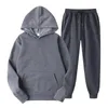 Men's Tracksuits 2023 Women's Sets Oversized Hooded Long Sleeve Hoodie Sport Pants Lady Suit Two Piece Set Casual Fleece Tracksuit Women