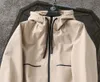 Jacket Balibao 2023 early autumn new men's baseball collar jacket hoodie beige