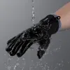 Fünf-Finger-Handschuhe Winter für Männer plus Samt warm Touchscreen Kalthandschuh wasserdicht winddicht rutschfest Outdoor Sport Reiten Damen 230925