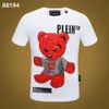 Hip Plein Philipps Ts248M pp BEAR Qualité T-shirt Classique Hommes Designer Streetwear T-shirts Marque Haute Vêtements Strass Hop Crâne Hommes T-shirts KHBS