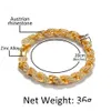 Chain Men Items Trendy 9Mm 8Inch Iced Out Rope Bracelet Gold Sier Rosegold For Hip Hop Jewelry Drop Delivery Bracelets Dhyka