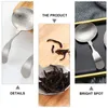 Spoons Stainless Steel Tea Spoon Coffee Measuring Practical Teaspoon Special Round 304 Teaware Accessories Set