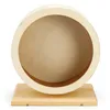 Forniture per piccoli animali Ruota da corsa in legno Addestramento silenzioso Pet Gerbil Topi Gabbia rotatoria Accessorio Rullo muto Giocattolo Criceto Esercizio 230925