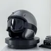 Motorhelmen Helm Half bedekt glasvezel Heren en Dames Elektrische auto Motocross