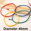 Étuis à crayons 500 pièces bandes de caoutchouc de couleur diamètre coloré 40mm anneaux de bande élastique fournitures de bureau Latex extensible 230926