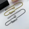 Pulseira designer pulseira pulseira de luxo designer carta cor sólida design feminino pulseira estilo versátil presentes de natal grande caixa 2 estilos