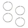 Other Desk Accessories 100Pcs LooseLeaf Connective Rings DIY Opening Hoops Binding Inner Diameter 25mm Outer 30mm 230926