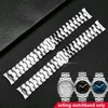 Bracelets de montre Bracelet en acier inoxydable 316L pour Bracelet PAM 24mm haute qualité argent extrémité incurvée Watchband2071