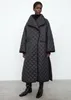 Trenchs femme Totem* manteau polyester Cardigan X-long série ANNEC* col rabattu manteau femme argyle 230926