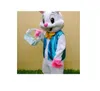 2024 PROFESSIONAL EASTER BUNNY MASCOT COSTUME Bugs Rabbit Hare Adult Fancy Dress Cartoon Suit