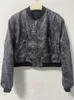 سترات نسائية ZXQJ Women 2023 Fashion Faux Leather Bomber Coat Coat Vintage Long Long Mront Szipper Female Ofterwear Tops