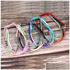 Charm Bracelets Bohemian Style Handmade Braided Colorf Beads String Strands Weave Anklets Bracelet For Women Men Drop Delivery Jewelry Dhrtd