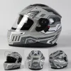 Hełmy motocyklowe BYB DUAL LENS PEŁNE HELMET KOMĘCIE ELEKTRYCZNE AKCESORIA