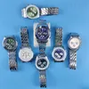 Orologi di lusso navitimer orologio di design orologi di moda di alta qualità tutti i quadranti funzionano reloj verde blu nero orologio da uomo cinturino in pelle impermeabile dh010