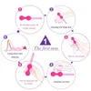 Vibrateurs Silicone Boules vaginales Kegel Ball Smart Ben Wa Vagin Serrer Machine d'exercice bolas chinas Geisha Sex Toys pour femmes 230925