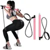 Bandes de résistance Portable Yoga Pilates Bar Stick avec bande Home Gym Muscle Toning Fitness Stretching Sports Body Workout Exercice 230926