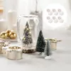 Рождественские украшения 20 шт. елочная основа Xmas Craft Bases Decor Plug Мини-аксессуар Смола DIY Crafts