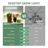 Grow Lights Full Spectrum LED Växtljus Höjd Justerbar odlingslampa för växter med auto på/av timer 4H/8H/12H YQ230926