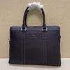 10A najwyższej jakości Cowhide Mężczyzna na ramię H luksusowa designerka torebka teczka pakiet dokumentów biznesowych moda mężczyźni kobiety laptop torby komunikatorowe torby 39 cm