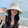 Berets 2023 Korean Style Spring And Autumn Hat Female Japanese-Style Internet-Famous Ins Bucket Summer Sun Protection Doubl