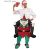 Party Decoration Novelty Ride on Me Mascot Costumes Elf Dwarf Carry Back Fun Pants Patricks Day Halloween Party Cosplay Cloth Horse Riding Toys T230926