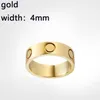 Love Ring Luxe sieraden Gold Ring voor vrouwen Titanium stalen legering Gold-vergulde proces Mode-accessoires vervagen nooit, niet allergische designer ringmannen met diamant